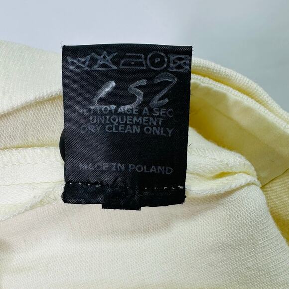 Isabel Marant Étoile Ecru White Linen Blend Cropped Trouser Pants Size 36 / US 2 - Picture 8 of 8